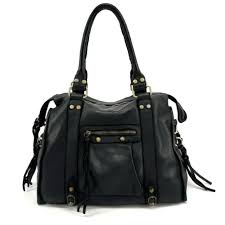 sac en cuir noir