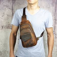 sac homme bandoulière cuir