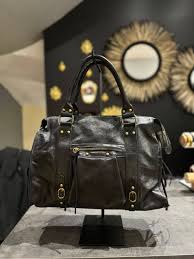 sac noir cuir