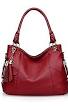 sac rouge cuir