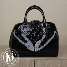sac a main vernis noir