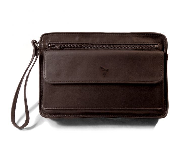 sacoche marron homme