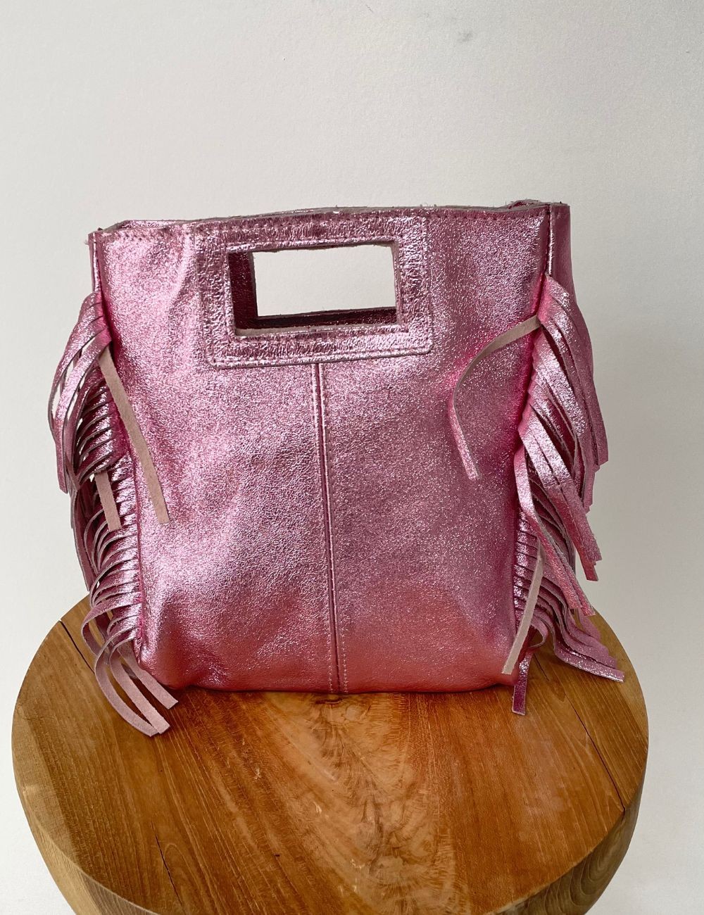 sac à main rose