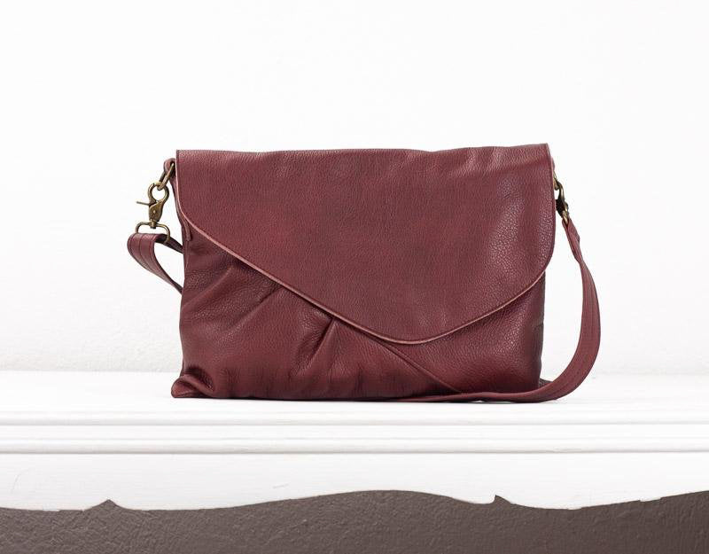 sac bandoulière bordeaux
