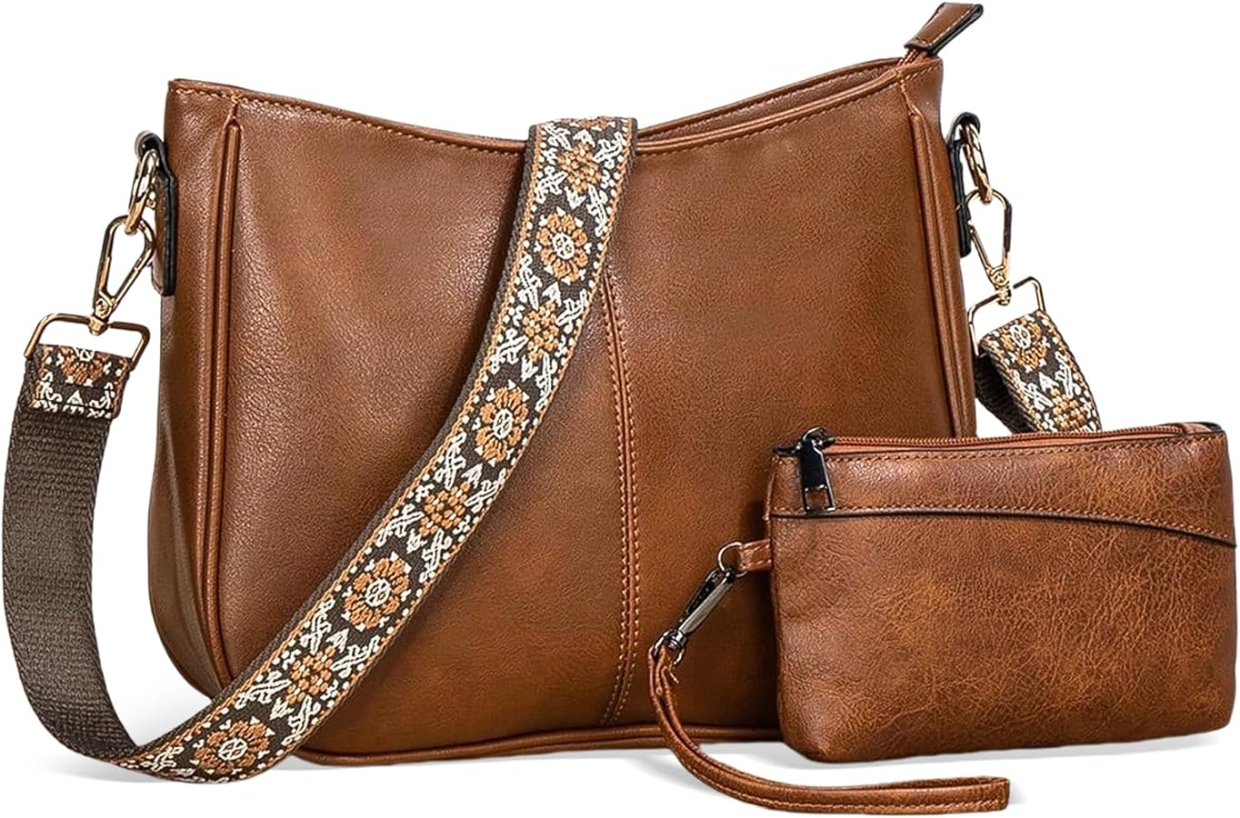 sac bandoulière femme cuir marron